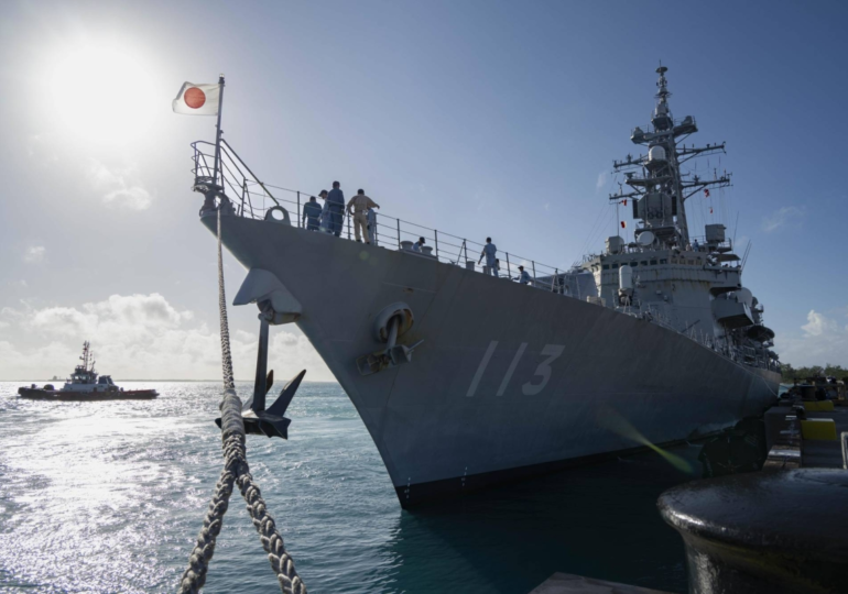 Japan Sails Warship Through Taiwan Strait for First Time, Prompting Beijing’s Protest