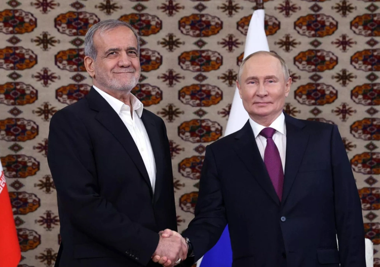 Putin Hails ‘Very Close’ Ties With Iran Amid Rising Middle East Tensions