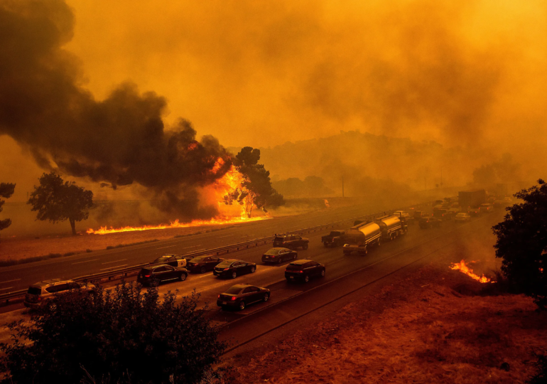 Californians Flee Homes as Raging Wildfire Devastates Ventura County