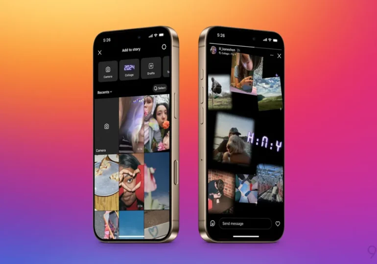 Instagram Launches 2024 Collage Feature with New Year-Themed Fonts